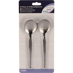Cook & Eat Everyday Plain Soup Spoon - Pack of 4