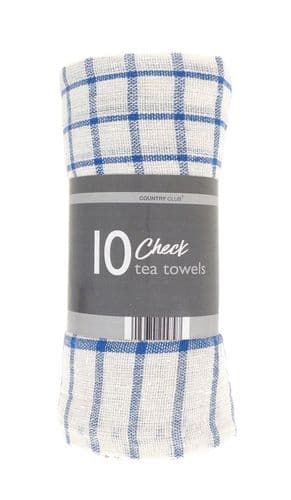 Country Club Tea Towels - Pack 10