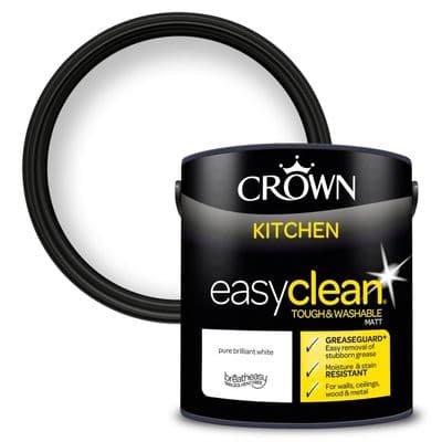 Crown Easyclean Kitchen Matt 2.5L - Pure Brilliant White