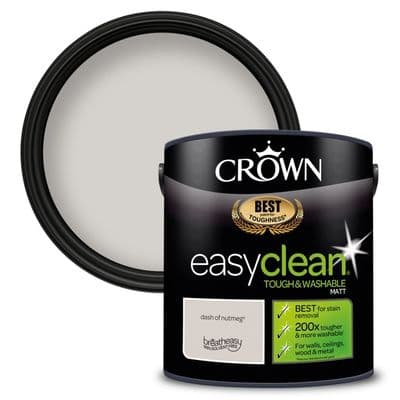 Crown Easyclean Matt Emulsion 2.5L - Dash of Nutmeg