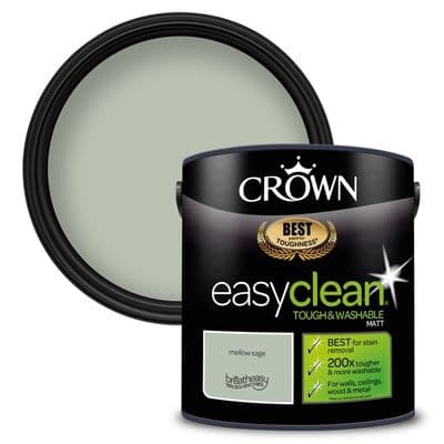 Crown Easyclean Matt Emulsion 2.5L - Mellow Sage
