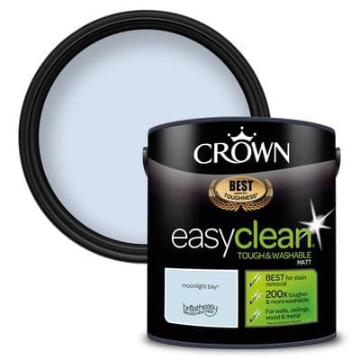 Crown Easyclean Matt Emulsion 2.5L - Moonlight Bay