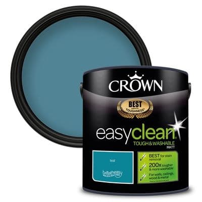Crown Easyclean Matt Emulsion 2.5L - Teal