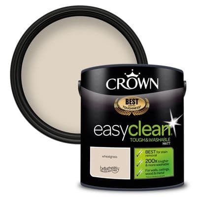 Crown Easyclean Matt Emulsion 2.5L - Wheatgrass
