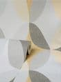 Crown Kirby Oval Geo Mustard M1641 Wallpaper