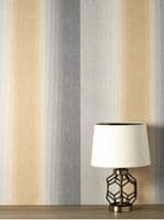 Crown Kirby Stripe Mustard M1645 Wallpaper