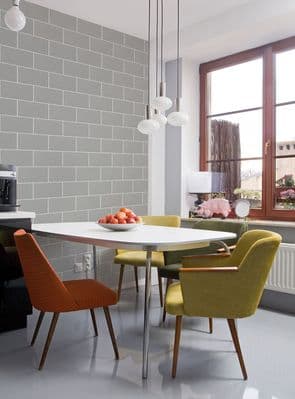 Crown London Tile Grey M1123 Wallpaper