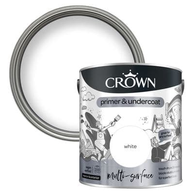 Crown Multi Surface Primer & Undercoat 2.5L - White