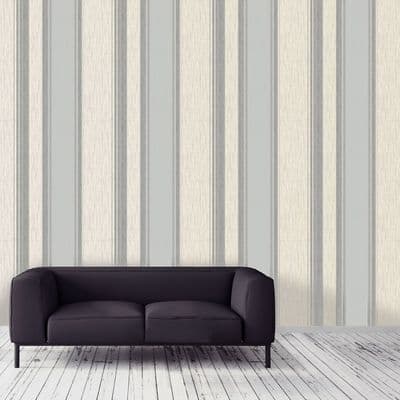 Crown Synergy Dove Grey Stripe M0853 Wallpaper