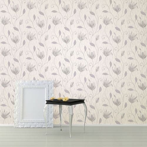 Crown Synergy Dove Grey Trail M0852 Wallpaper
