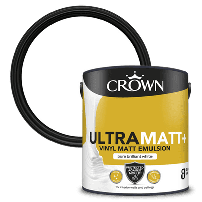 Crown Ultra Matt+ Mould Protection - Pure Brilliant White
