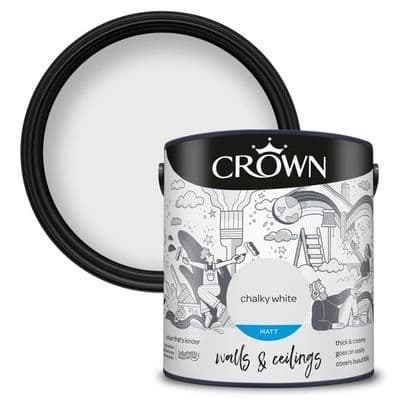 Crown Walls & Ceilings Matt 2.5L - Chalky White