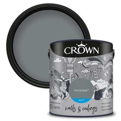 Crown Walls & Ceilings Matt 2.5L - City Break