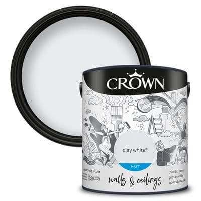 Crown Walls & Ceilings Matt 2.5L - Clay White