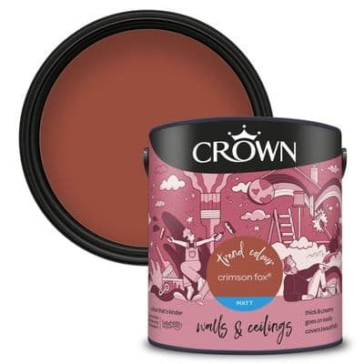 Crown Walls & Ceilings Matt 2.5L - Crimson Fox