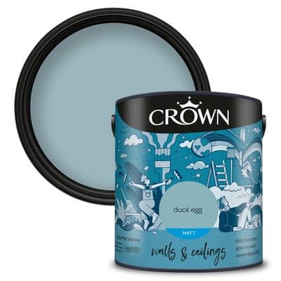 Crown Walls & Ceilings Matt 2.5L - Duck Egg
