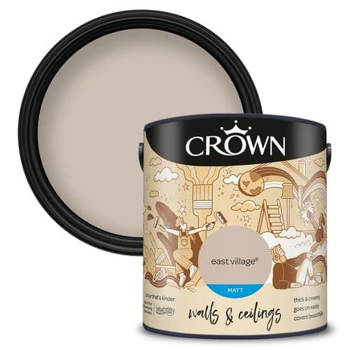 Crown Walls & Ceilings Matt 2.5L - East Village