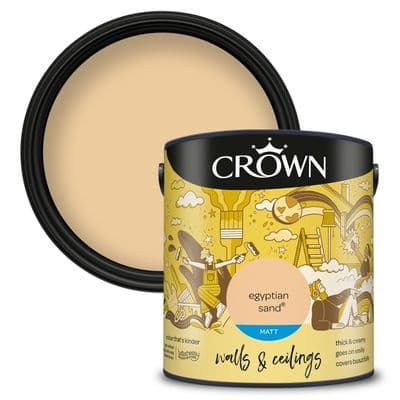 Crown Walls & Ceilings Matt 2.5L - Egyptian Sand