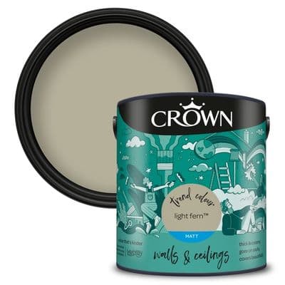 Crown Walls & Ceilings Matt 2.5L - Light Fern