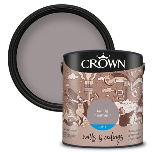 Crown Walls & Ceilings Matt 2.5L - Spring Heather