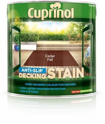 Cuprinol Anti Slip Decking Stain 2.5L - Cedar Fall