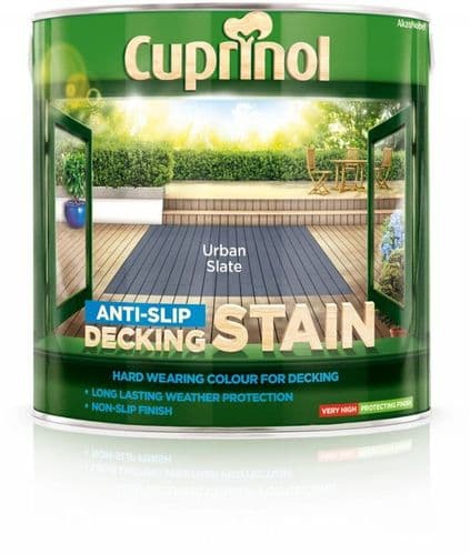 Cuprinol Anti Slip Decking Stain 2.5L - Urban Slate