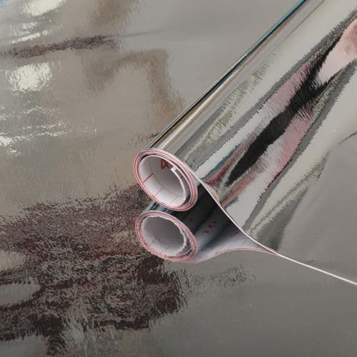 d-c-fix® Self Adhesive Film - Glossy Silver - 45cm x 1.5m