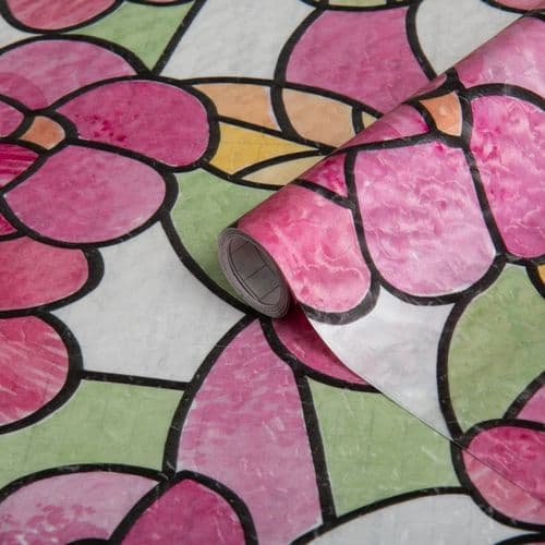 d-c-fix® Self Adhesive Film - Lisboa Red - 45cm x 2m