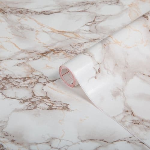 d-c-fix® Self Adhesive Film - Marble Brown - 67.5cm x 2m