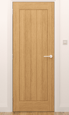 Deanta Cheshire Unfinished Oak Door - 1981 x 686mm