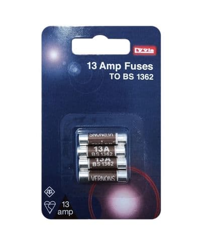 Dencon 13A Fuses - Blister Packed (4)