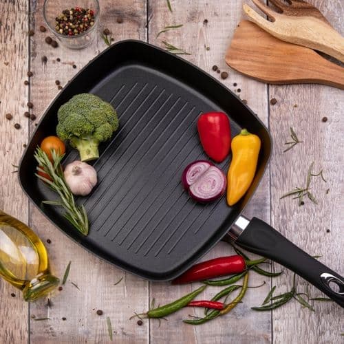 Diamond Non Stick Griddle Pan - 28cm