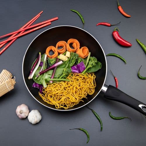 Diamond Non Stick Wok/Stir Fry Pan - 28cm