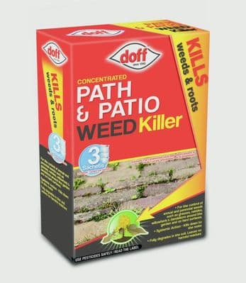 Doff Path & Patio Weedkiller 3 Sachet - 3 x 80ml Concentrate
