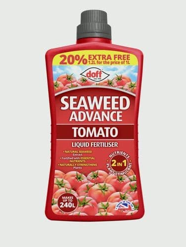 Doff Seaweed Advance Tomato Liquid Fertiliser - 1L Plus 20% Extra