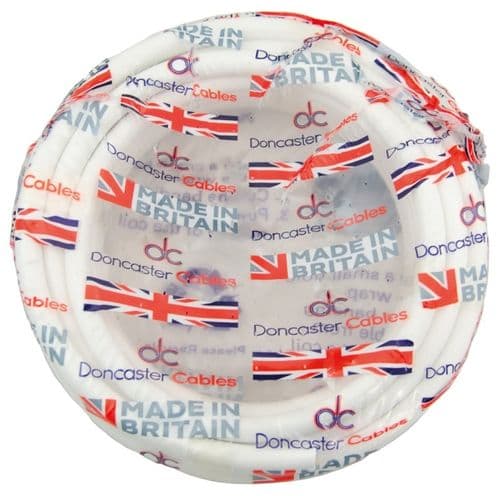 Doncaster Cable 3 Core Round Flex - 10m x 0.5mm2