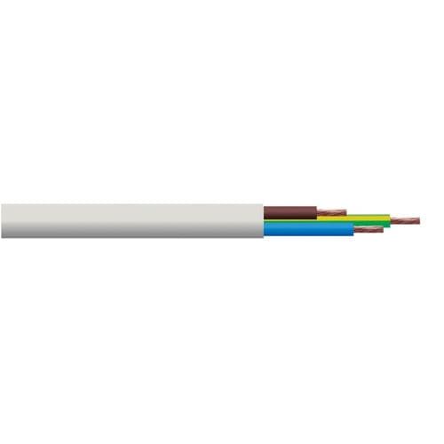 Doncaster Cable 3 Core White Flex - 5m x 1.5mm2