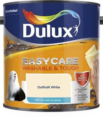 Dulux Easycare Washable & Tough Matt 2.5L - Daffodil White