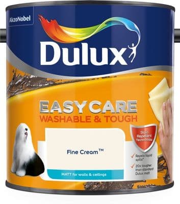 Dulux Easycare Washable & Tough Matt 2.5L - Fine Cream