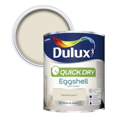 Dulux Quick Dry Eggshell 750ml - Natural Calico