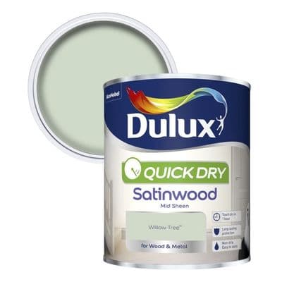 Dulux Quick Dry Satinwood 750ml - Willow Tree
