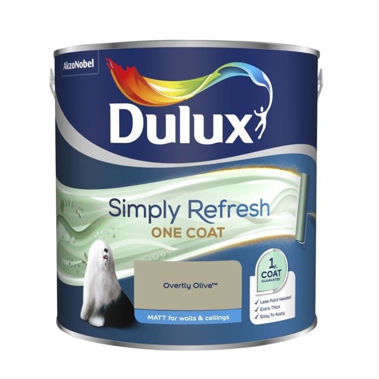 Dulux Simply Refresh One Coat Matt 2 5L - Overtly Olive