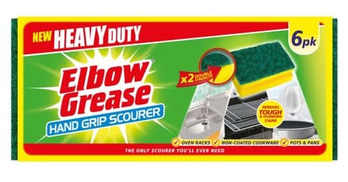 Elbow Grease Heavy Duty Kitchen Scourer - 6 Pack