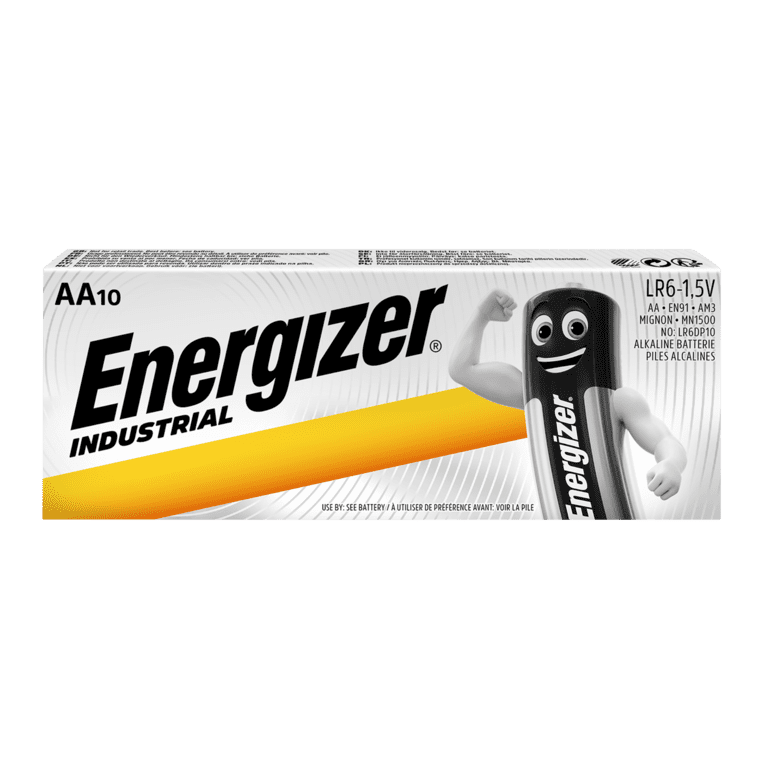 Energizer AA Industrial Batteries Pack 10