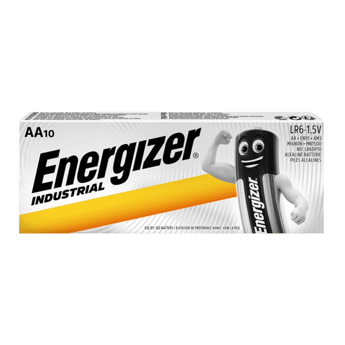 Energizer AA Industrial Batteries Pack 10