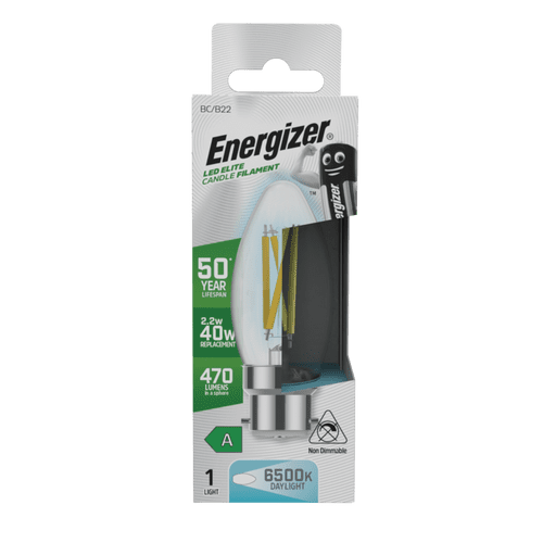 Energizer B22 A Rated Candle 2700k - 2.2w