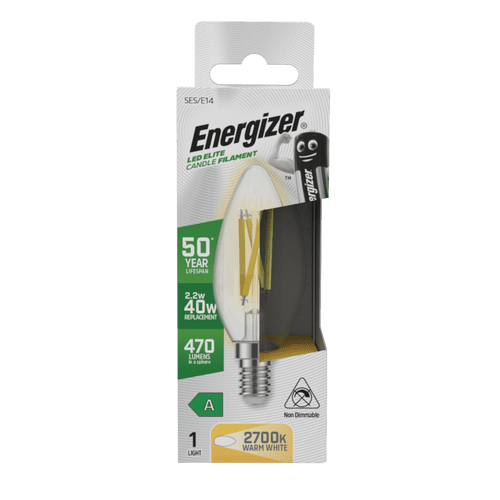 Energizer E14 A Rated Candle 2700k - 2.2w