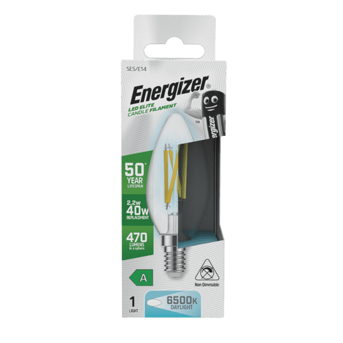 Energizer E14 A Rated Candle 6500k - 2.2w