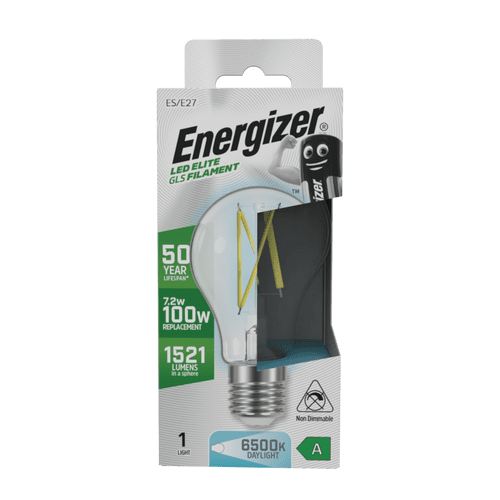 Energizer E27 A Rated GLS 6500k - 7.2w
