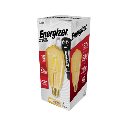 Energizer Filament LED ST64 E27 Dimmable - 5w 470lm